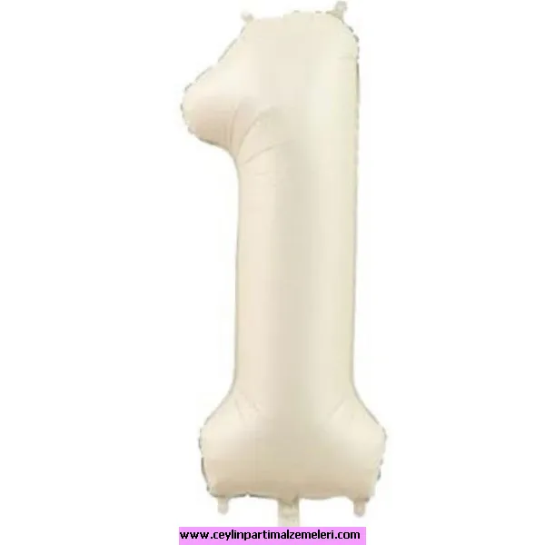 1 Rakam Kum Beji Folyo Balon